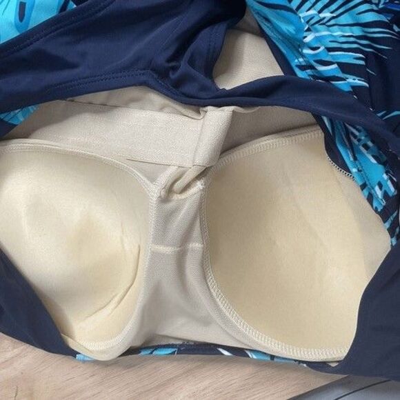 NWT Swimsuits For All Chlorine Resistant One Piece Swimsuit Women Plus Size 20 - Picture 7 of 14